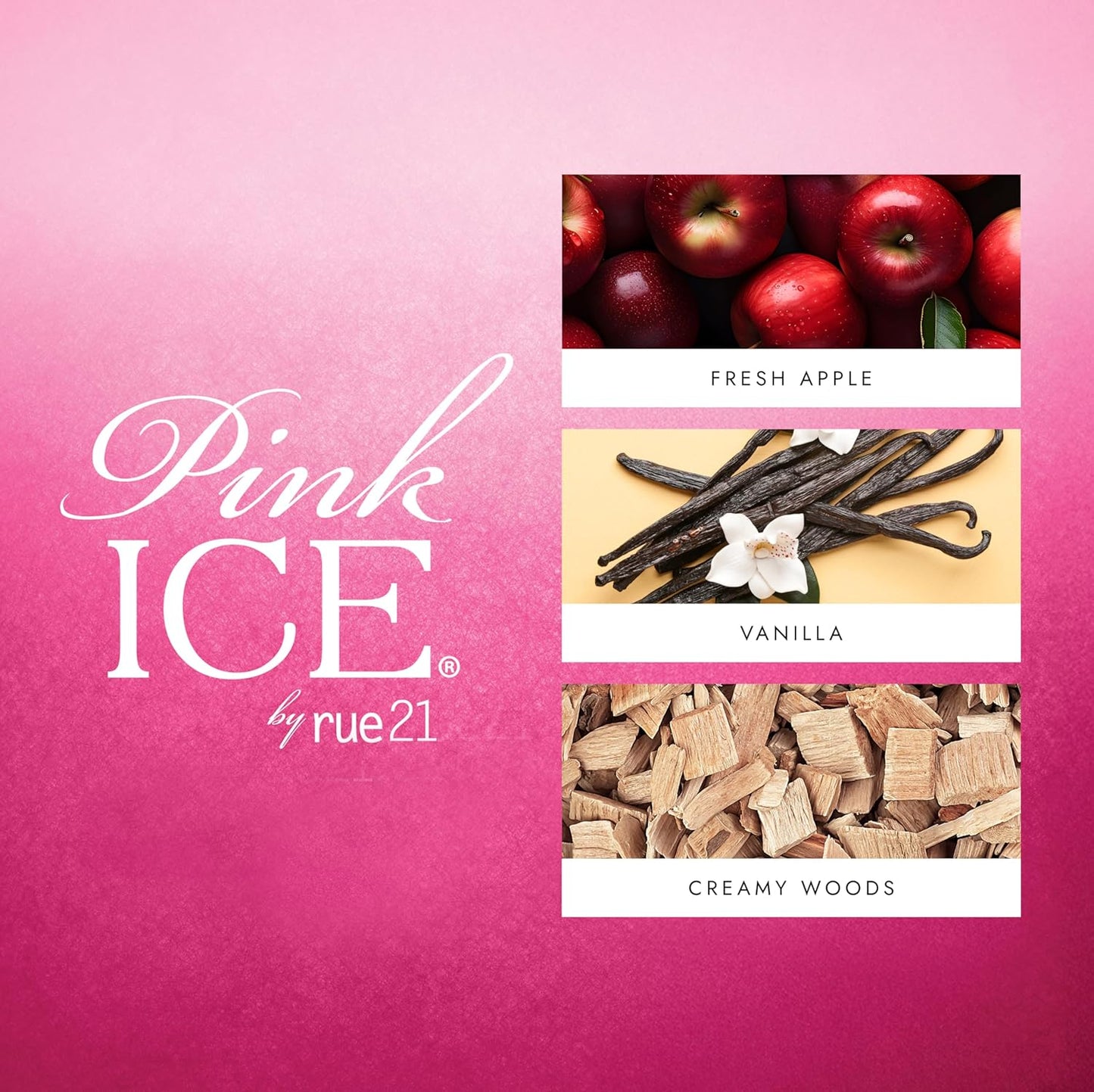 Rue 21 Pink ICE Perfume Spray 1.7 FL Ounce