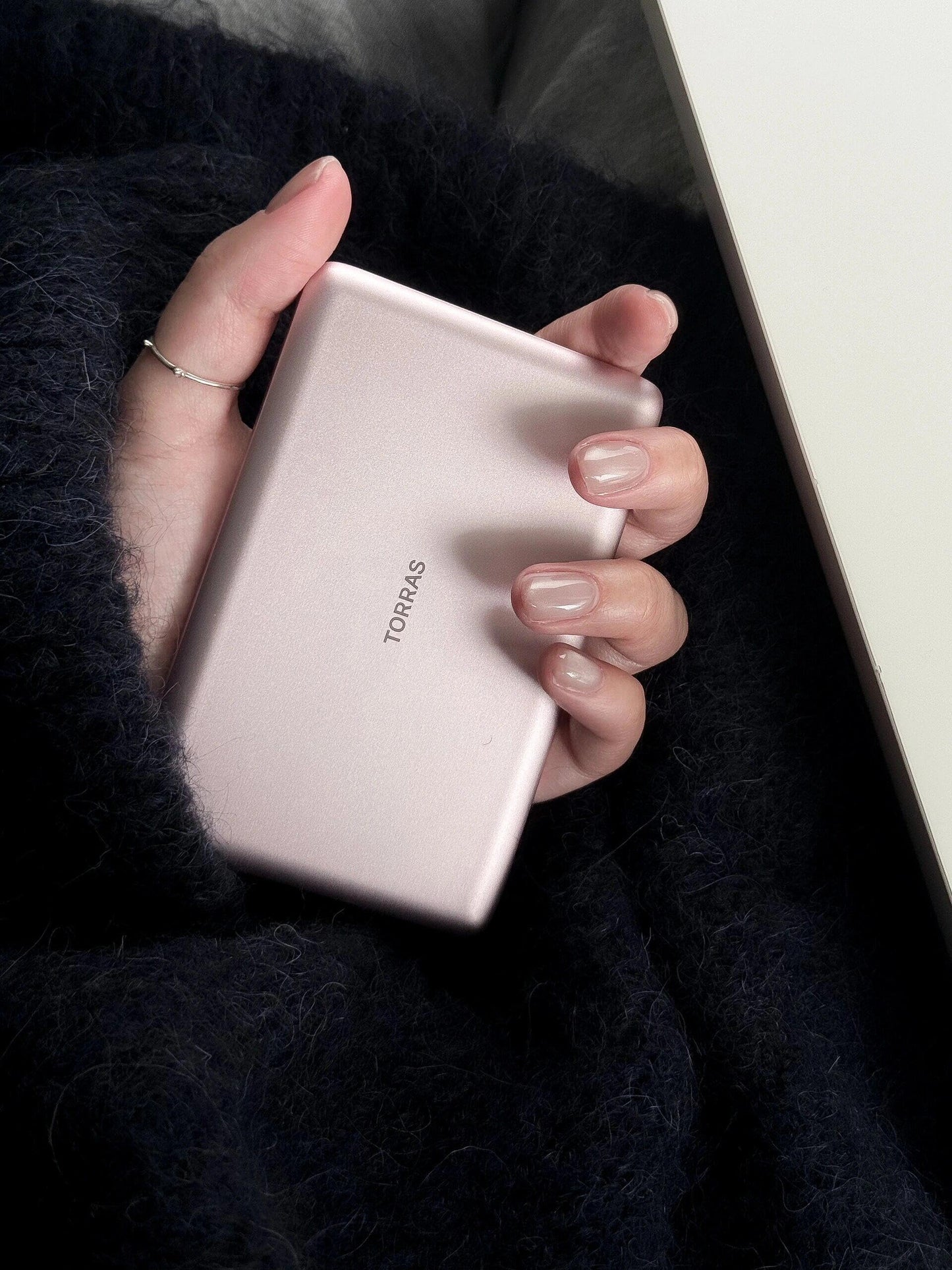 TORRAS MiniMag Power Bank, Ultra Slim 5,000mAh Wireless Portable Charger with USB-C Cable, Fast Charging iPhone Air MagSafe Battery Pack, Compatible Charger for iPhone 17/16/15/14/13/12, Azalea Pink