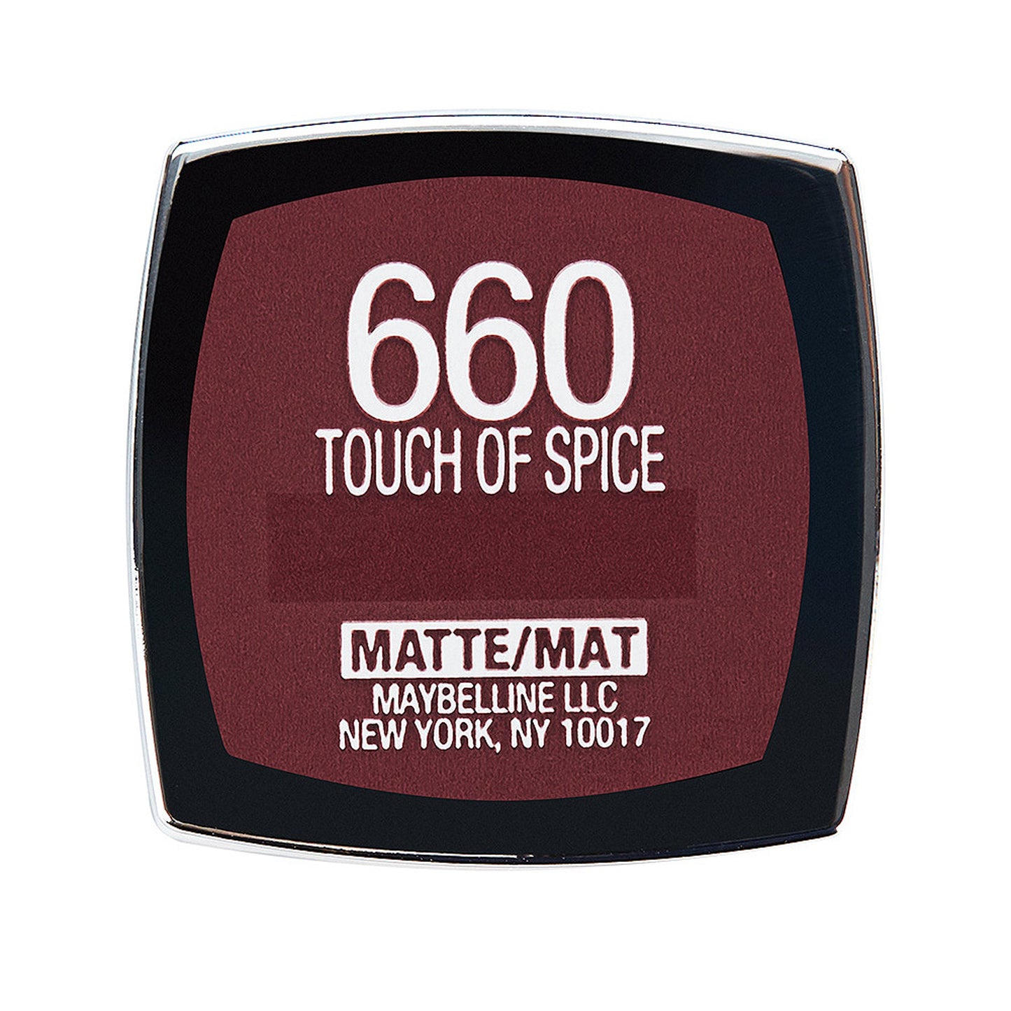 Maybelline New York Color Sensational Creamy Matte Lipstick, Touch of Spice, 0.15 Ounce (Pack of 2)