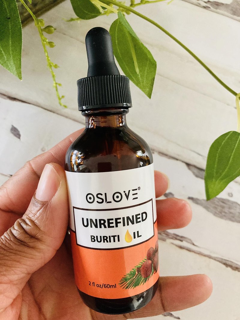 Unrefined Buriti Oil- Pure and Natural 2 oz by Oslove