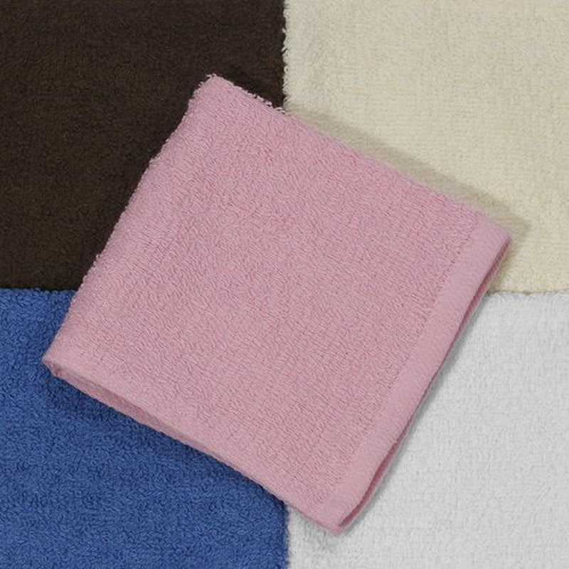 SIMPLI-MAGIC 79264C Cotton Washcloths, Size: 12”x12”, Multi Color, (Pack of 8, 400 Count Total)