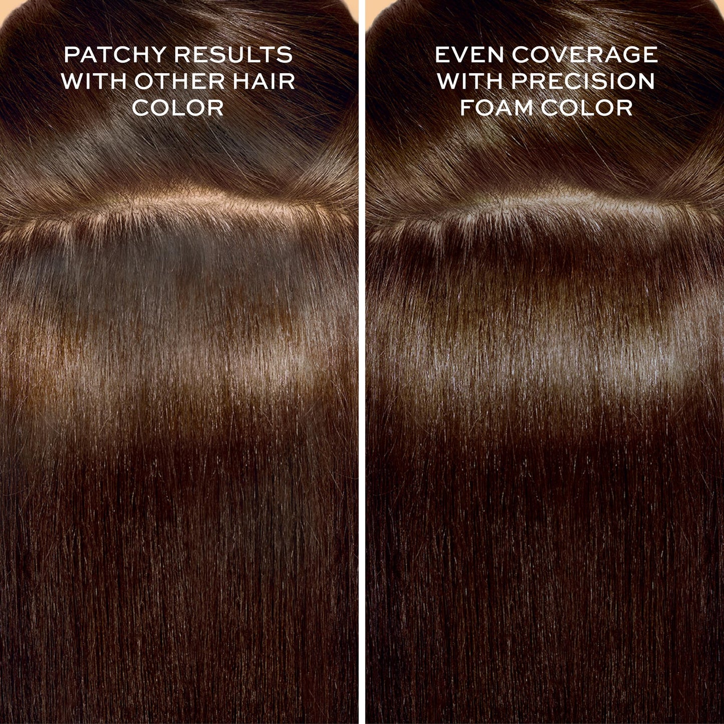 John Frieda Precision Foam Colour, Medium Natural Brown 5N, Full-coverage Hair Color Kit, Anti-Fade Gray Coverage, Deep Color Saturation Hair Dye, Pack of 2
