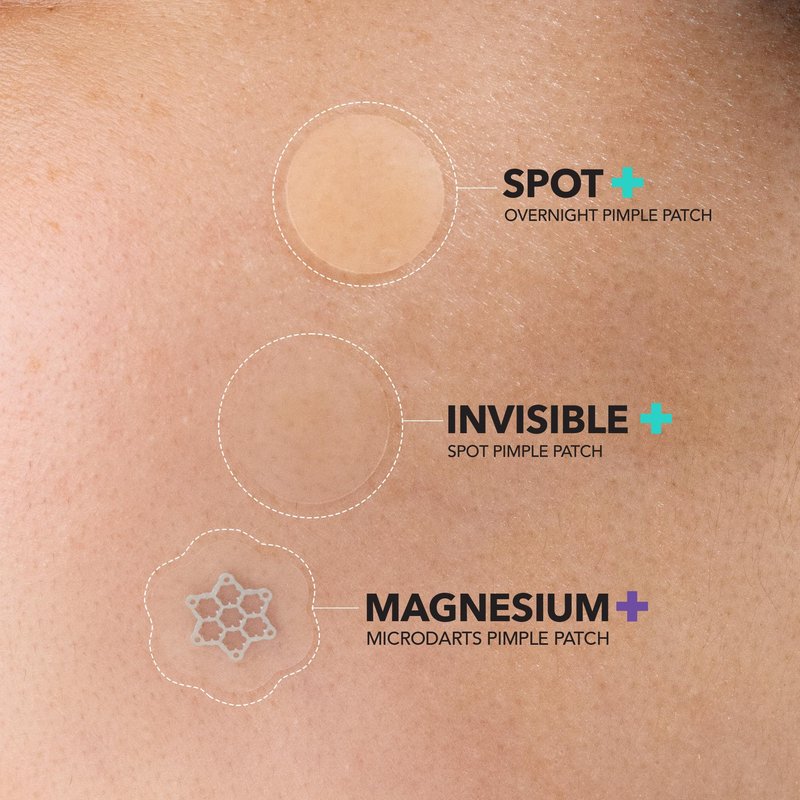 FreeGo Invisible+ Hydrocolloid Spot Pimple Patches for Face, Large Patches for Breakouts, Zit, Blemish Spot, Facial Stickers, Korean Pimple Patches (132 Counts)