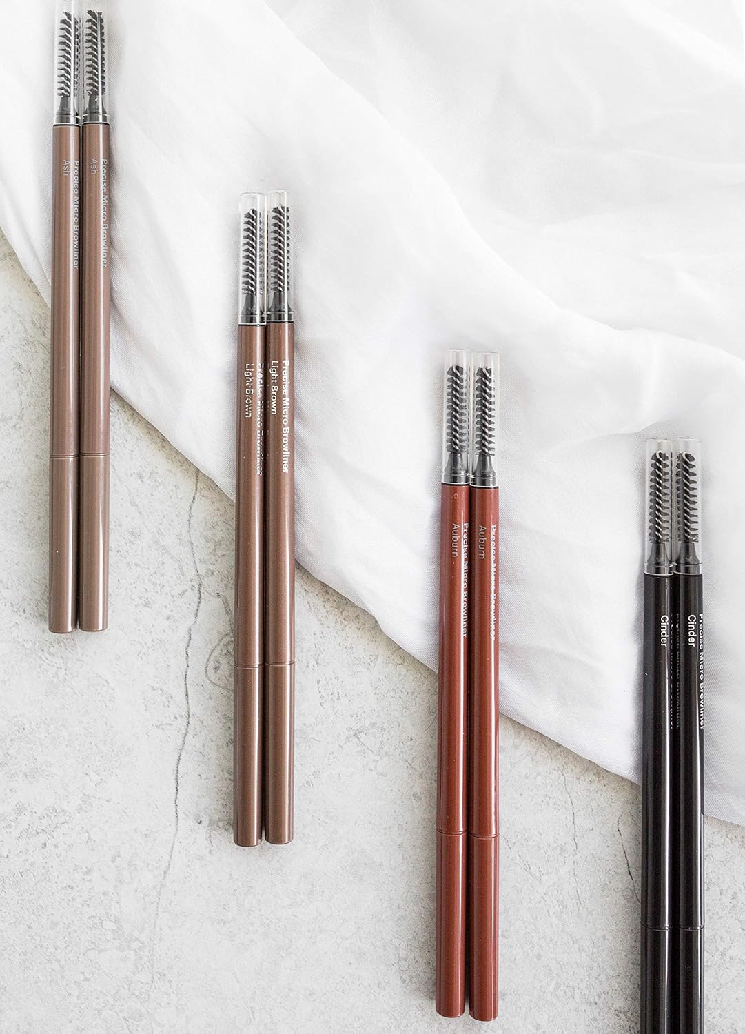 Glo Skin Beauty Precise Micro Browliner | Long-Lasting, Wax-Based Formula Glides On Skin and Shapes Your Brows, (Raven)