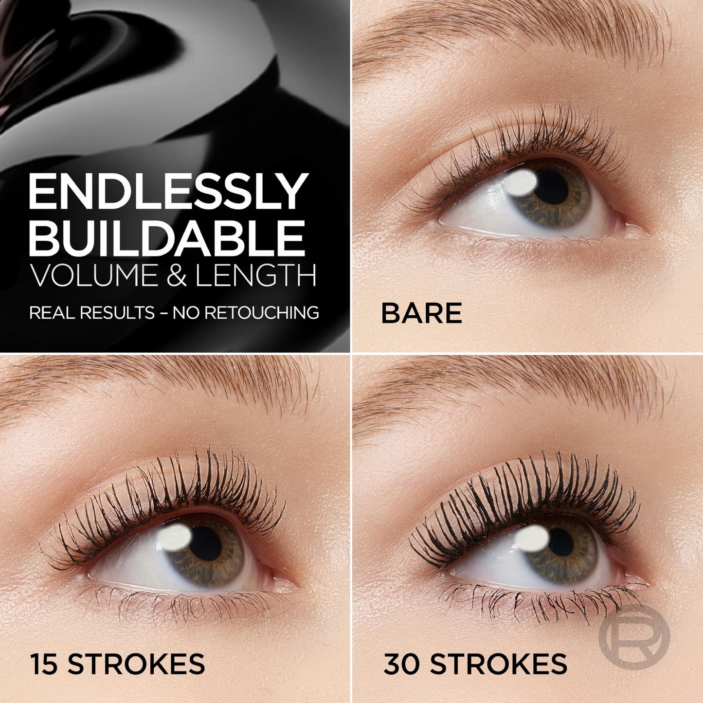L’Oréal Paris Paradise Big Deal Mascara, Volumizing and Lengthening Mascara, Buildable, Clump Resistant, Washable Black Mascara, 0.33 Fl Oz