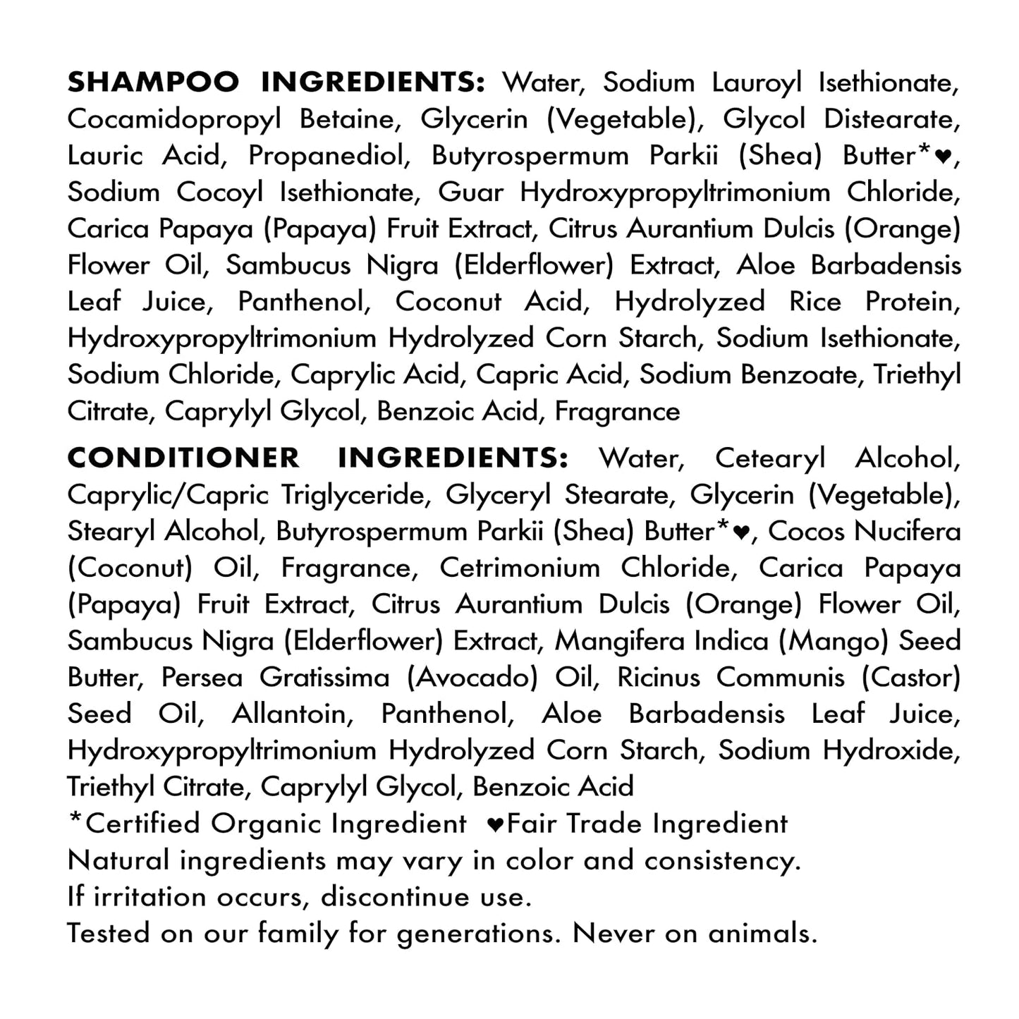 SheaMoisture Shampoo and Conditioner Papaya & Neroli 2 Count Shampoo For Women All Day Frizz Control 13 oz