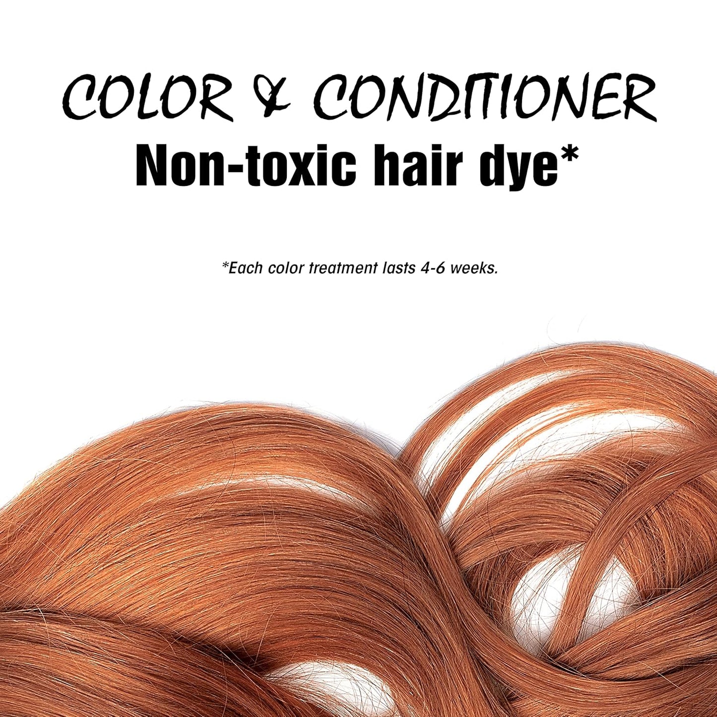 Light Mountain Henna Hair Color & Conditioner – Red Hair Dye, Organic Henna Leaf Powder and Botanicals, Chemical-Free, Semi-Permanent Hair Color + 4 Hair Clips
