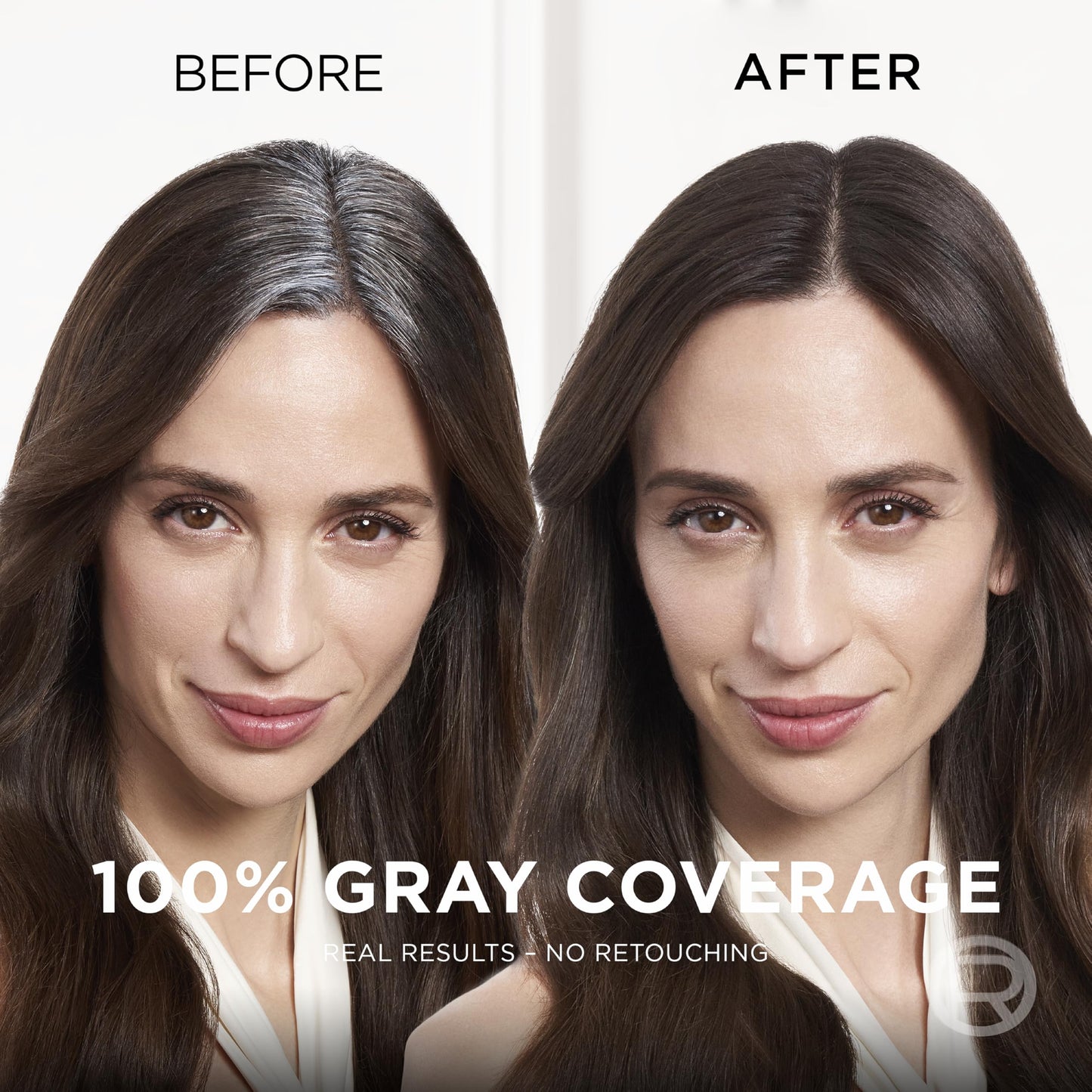 L'Oreal Paris Root Cover Up Temporary Gray Concealer Spray, Hair Color Spray with Filling & Thickening Coverage, Medium Brown, Pack of 2, Packaging May Vary