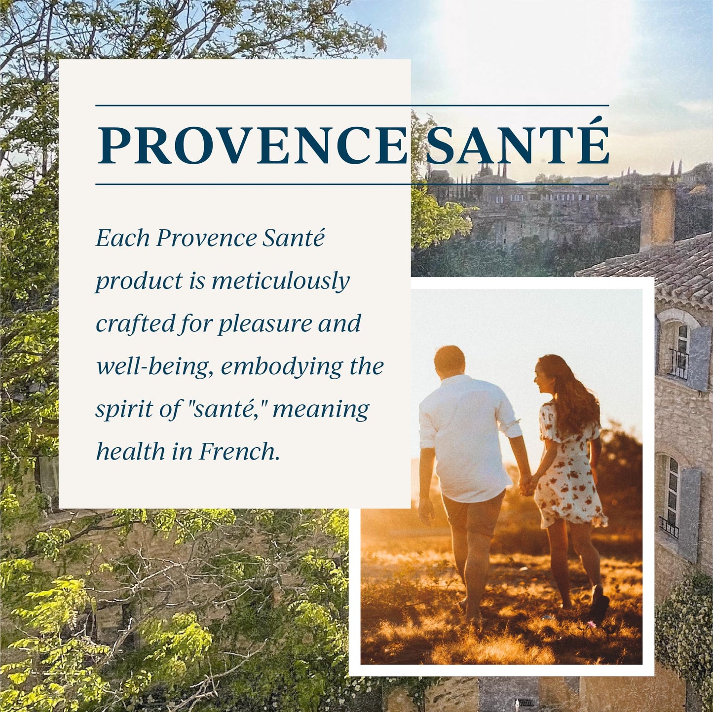 Provence Sante Natural Liquid Soap - Moisturizing Almond Oil Hand Soap with Light Citrus Bergamot Scent - Elegant Pump Dispenser for Kitchen & Bath (16.9 oz)