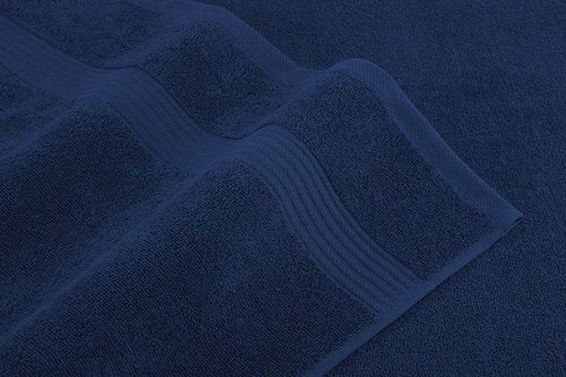 American Veteran Towel, 6 Piece Towel Set for Bathroom Clearance Prime, 100% Cotton Turkish Bathroom Towels, 2 Bath Towels 2 Hand Towels 2 Washcloths, Navy Blue