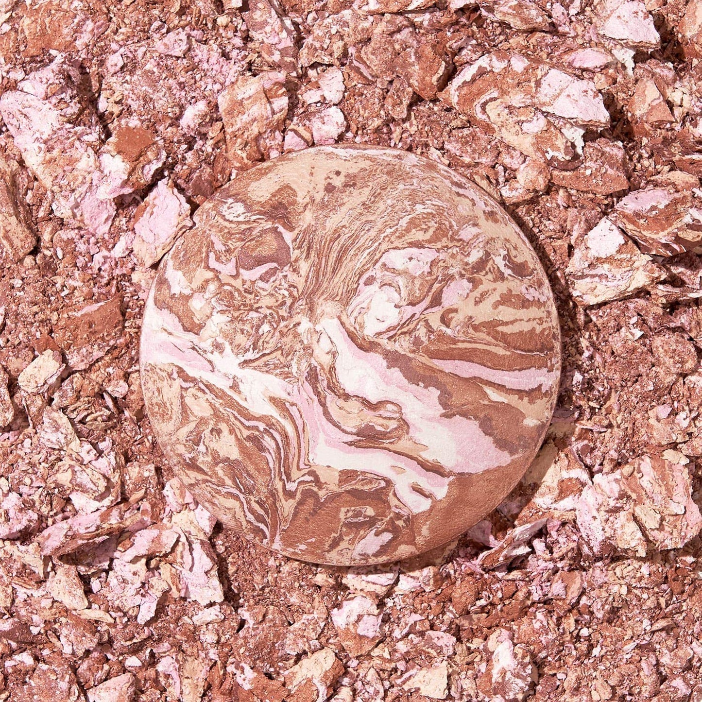 LAURA GELLER NEW YORK Baked Bronze-N-Brighten Bronzer Powder Fair + Retractable Airbrush Kabuki Brush