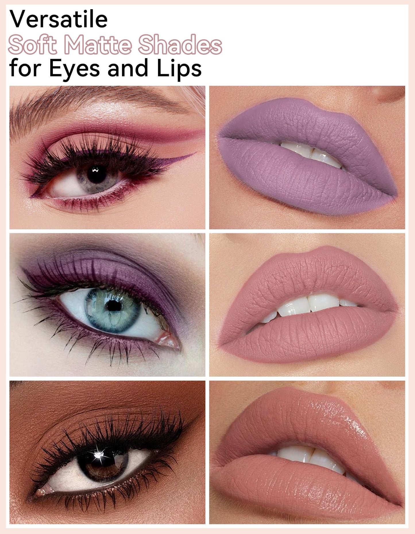 Erinde Waterproof Cream Eyeshadow Stick, Matte Nude Eye Shadow Sticks, Longwear Blendable High Pigmented, Neutral Eye Shadow Sticks Matte for Older Eyes, Smokey Eyeshadow Pencil Crayon, 15 Mocha Matte