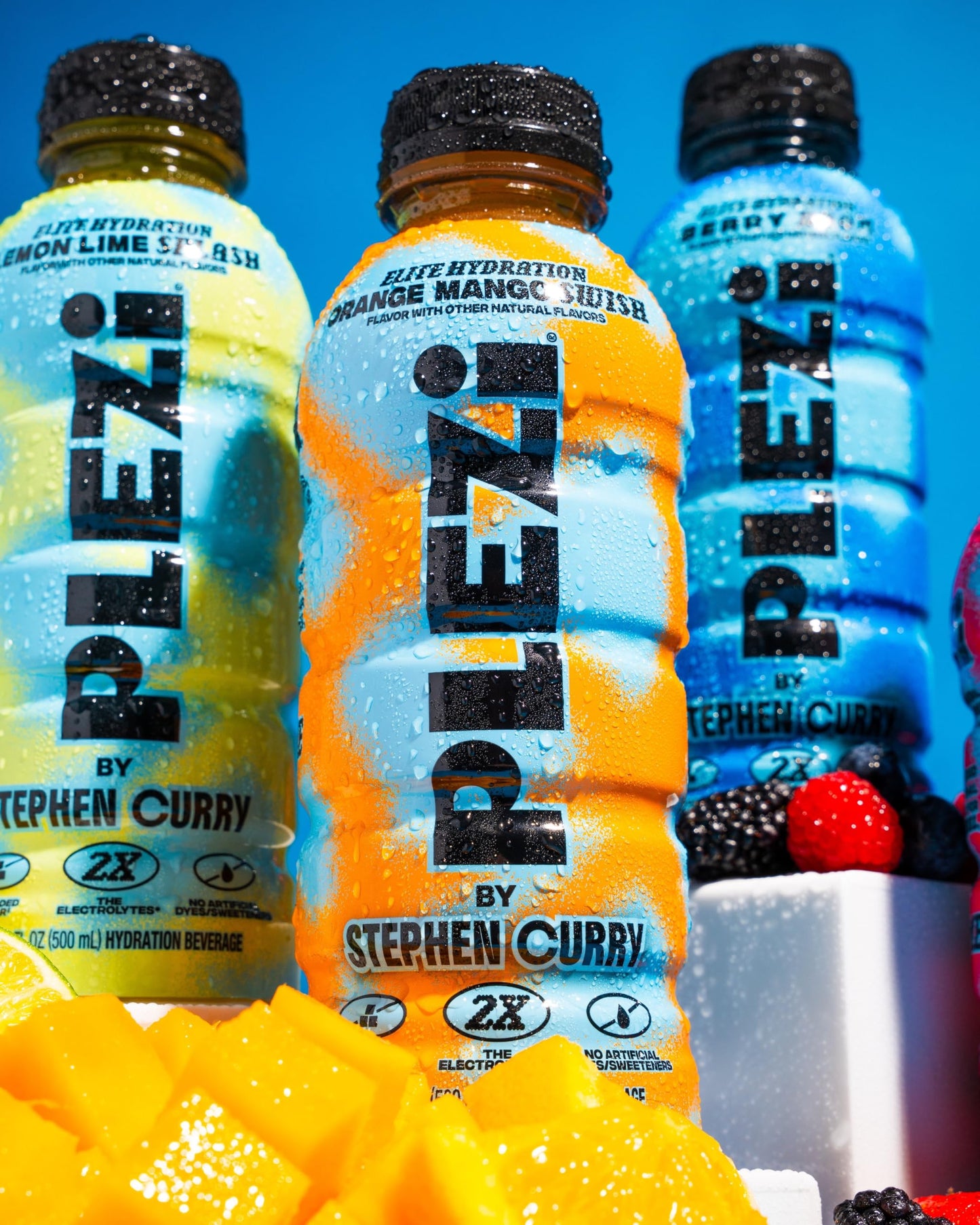 PLEZi Hydration ORANGE MANGO SWISH Electrolyte Sports Drinks 12 Pack