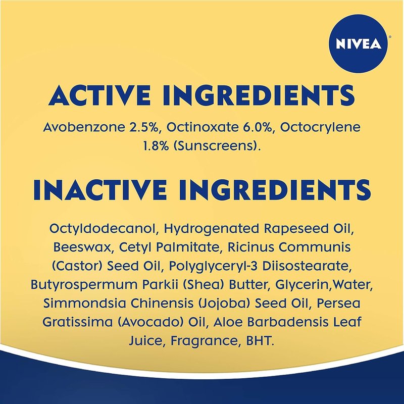 NIVEA Lip Care Balm SPF 15 - Smooth Hydration for Soft Lips | Pack of 6