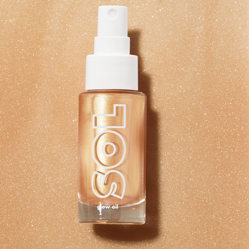 Colourpop Mini Glow Oil - Moisturizing Body Oil for Instant Glowing Skin and Subtle Color - Infused with Argan & Coconut Oils - Illuminating Body Care for Hydrated & Soft Skin - Warm Gold (0.88 Fl Oz)