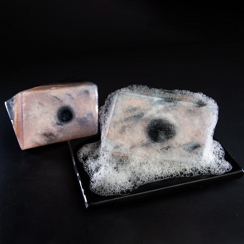 Earth & Home Rock Soap Gift Set of 2- Mothers Day Gift- Decorative Scented Gemstone Soap with Crystals (Jade & Black Obsidian) Inside- with Natural Ingredients & Essential Oil