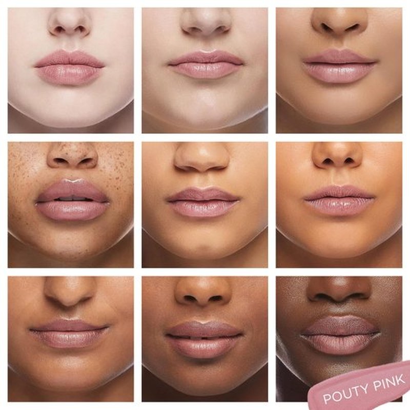 Pure Cosmetics Pure Illumination Lip Gloss - LED-lit Applicator w/Side Mirror - Non-Sticky, Moisturizing & Hydrating Lip Glosses - Soothes & Protects Dry Chapped Lips (Pouty Pink)