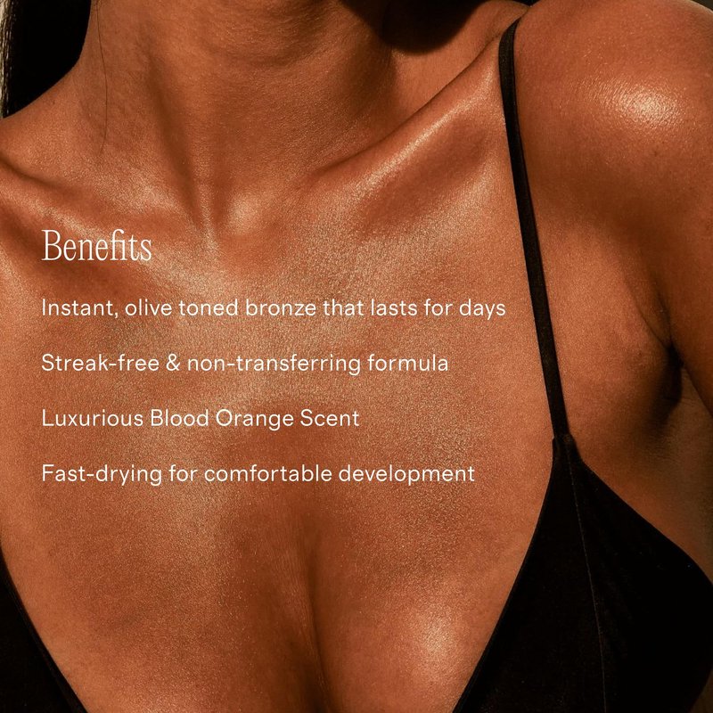 + Lux Unfiltered N°36 Deep Self Tanning Mousse - Self Tanner Mousse, Tanning Foam - Hydrating, Streak-Free, Natural-Looking Sunless Tanner - Vegan & Cruelty Free - Blood Orange