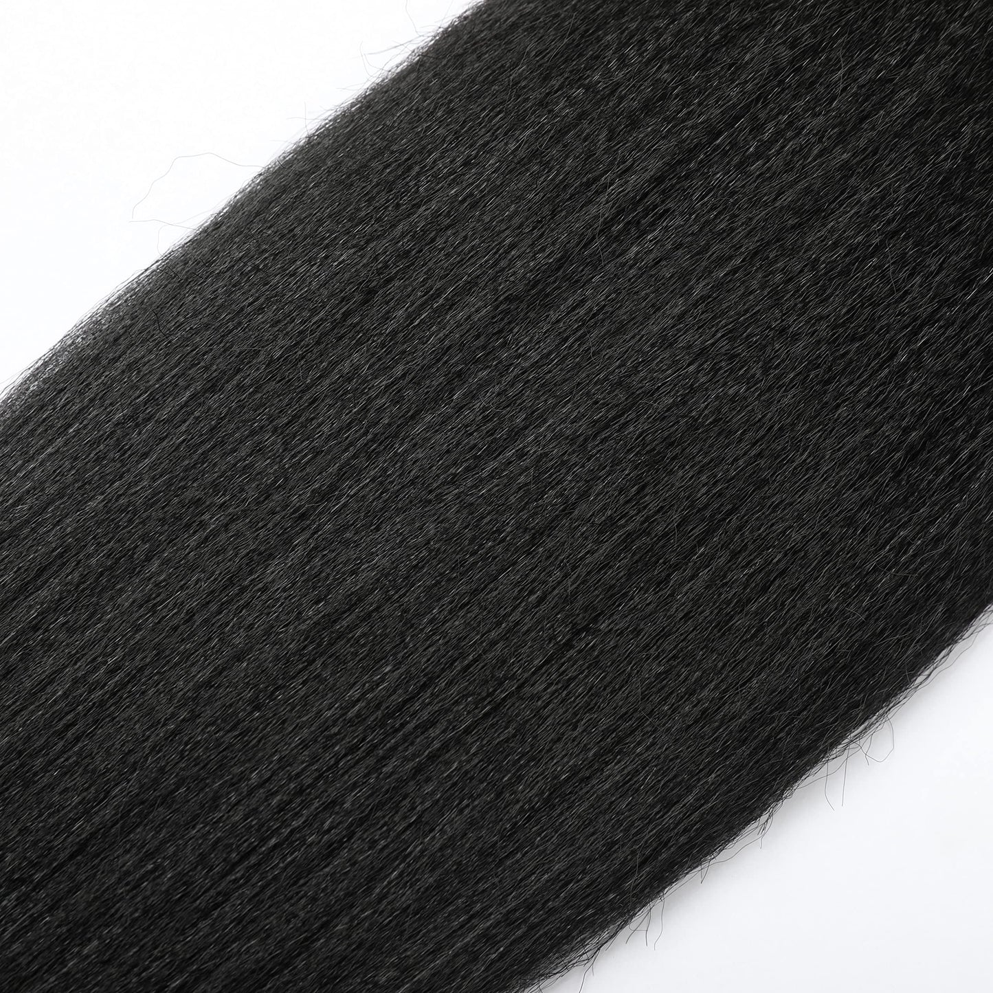 Pre-Stretched Braiding Hair Extensions Black - 18''-8 Packs Synthetic Crochet Braids, Natural Braid Crochet Hair, Hot Water Setting Professional Soft Yaki Texture (18inch,1B)