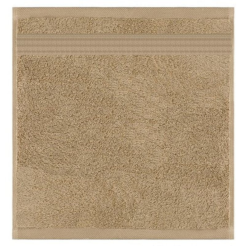 American Veteran Towel, 100% Cotton Turkish Washcloths for Bathroom Essentials 4 Pack, Soft Absorbent Wash Cloths Quick Drying Small Towels Washrags, Beige