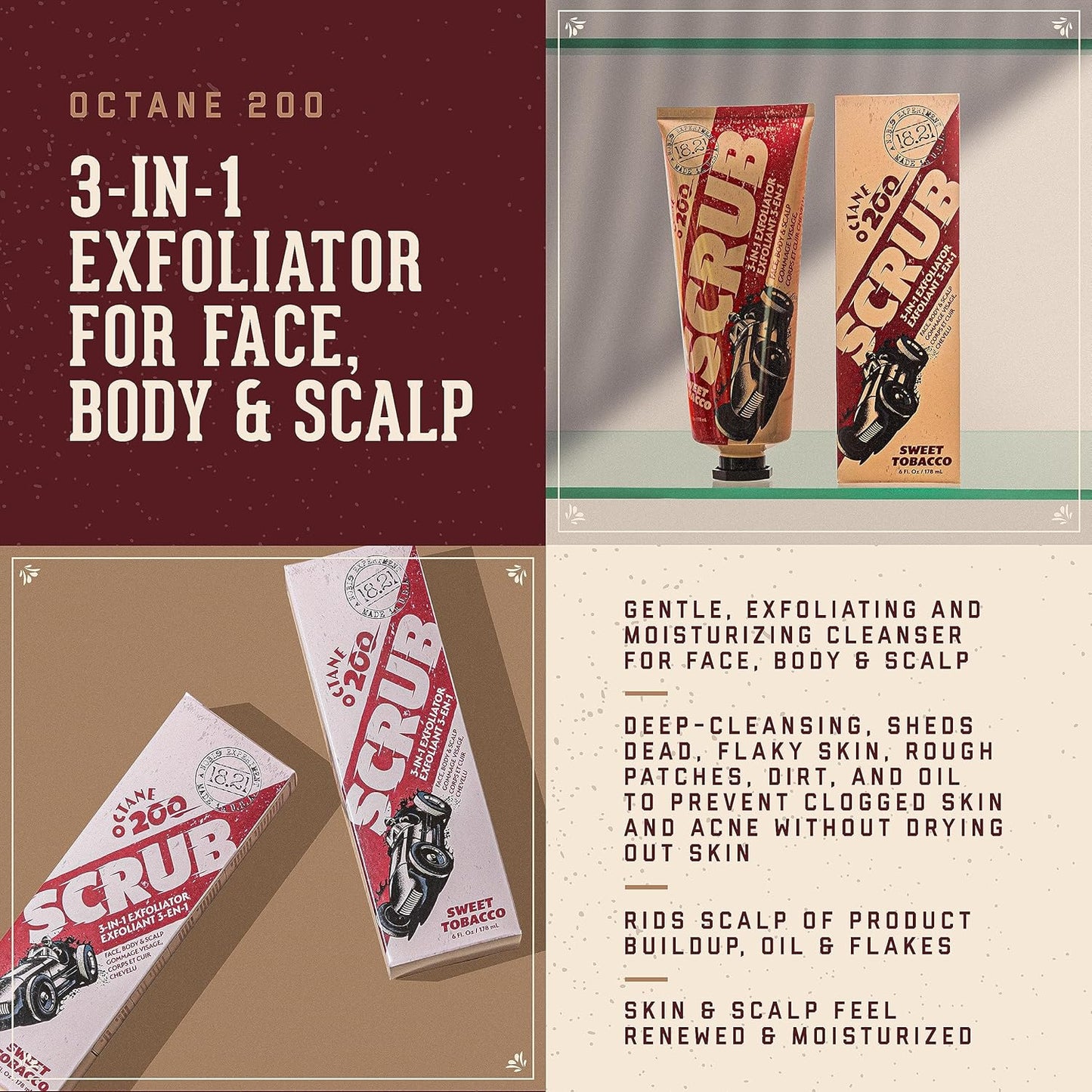 18.21 Man Made Octane Series Moisturizing Lotion