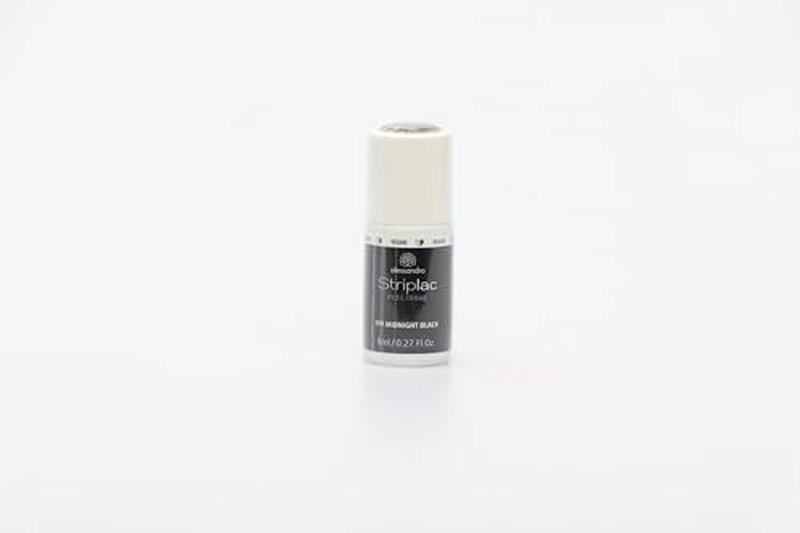alessandro Striplac Peel or Soak Nail Polish - Long Lasting Wear - Quick Drying Time - Offers a Variety of Colors - Delivers Professional Results - Vegan - Cruelty Free - Midnight Black - 0.27 oz