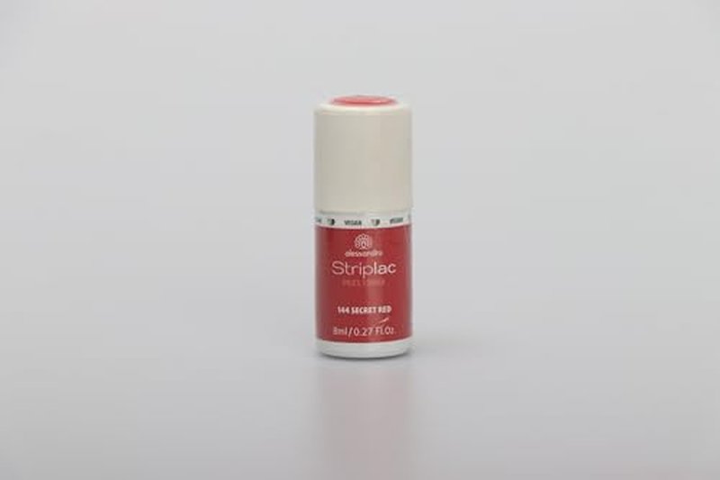 alessandro Striplac Peel or Soak Nail Polish -144 Secret Red for Women- 0.27 oz