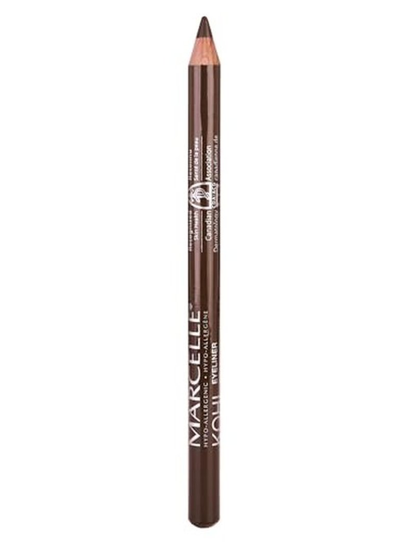 Marcelle Kohl Eyeliner, Chocolate, Eye Pencil, Long-Lasting, Waterproof, Intense Colour, Fragrance-Free, Hypoallergenic, Recognized by CDA, Cruelty-Free, 0.04 Oz.