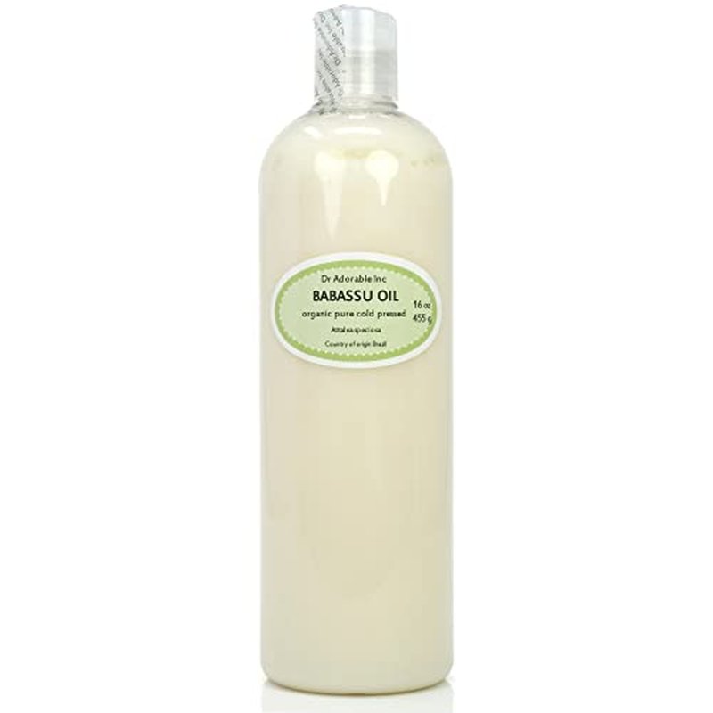 Dr Adorable - 32 oz - Babassu Oil - 100% Pure Cold Pressed Natural Organic