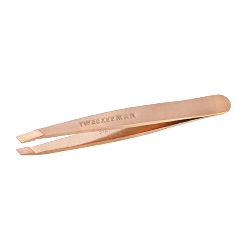Tweezerman Magic All Around Mini Slant Tweezer - Tweezers for Eyebrows, Travel Tweezers for Eyebrows, Facial Hair, Ingrown Hair