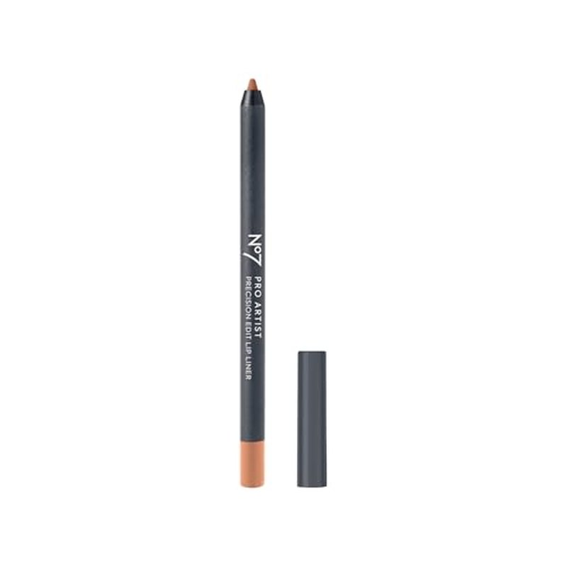 No7 Pro Artist Lip Liner - Precision Edit Lip Liner Pencil with a Creamy, Matte Finish - Helps Prevent Lipstick Bleeding and Enhances Lip Shape - Modern Nude Chic (0.04 oz)
