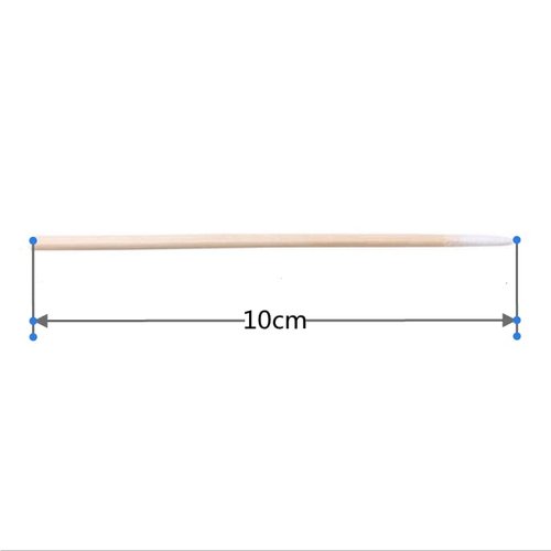 RIKWOG 400pcs Pointed Cotton Swabs, 4 inch Precision Microblading Cotton Swab Cotton Sticks Applicator for Eyebrow Tattoo Beauty Make-up Nail Clean, Wood Handle Pointed Tip Head