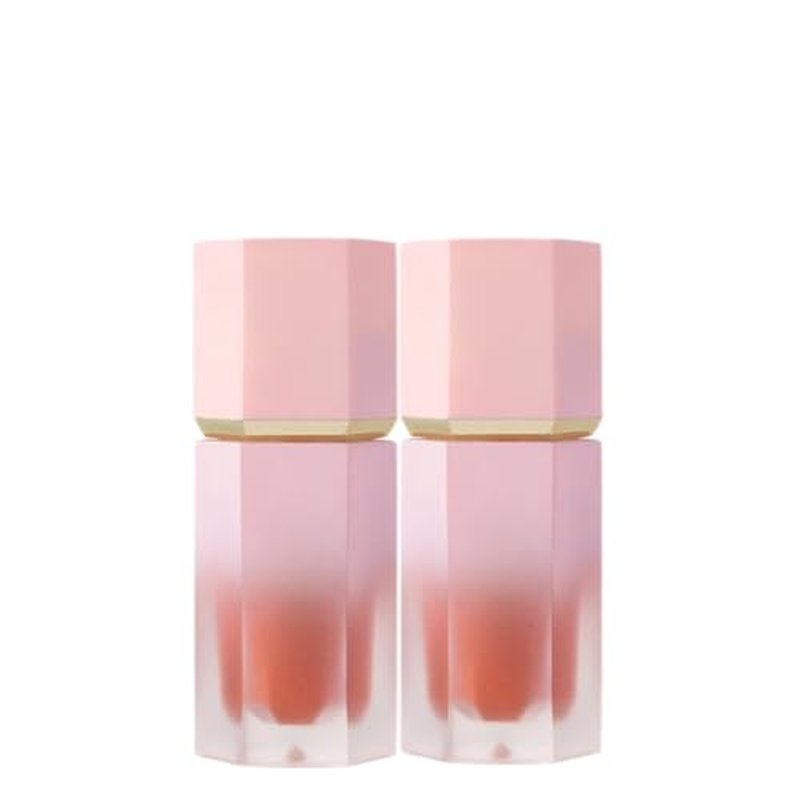 8 shades of liquid blushLong-lasting matte, silky, delicate blush Natural color enhancement Color Bloom Dayglow Cheek Liquid Blush Makeup (#5, 0.24)