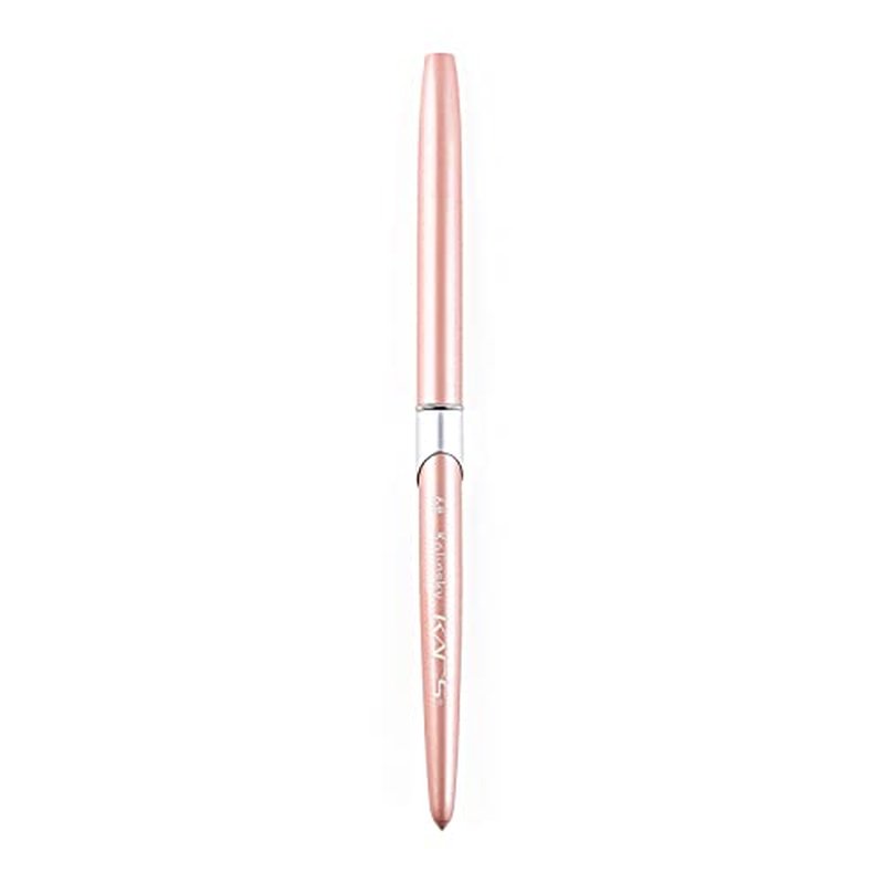 KADS 100% Kolinsky Sable Acrylic Brush Nail Brush for Acrylic Application Round Head Crimped Nail Art Brush Manicure Tool (Size 6)