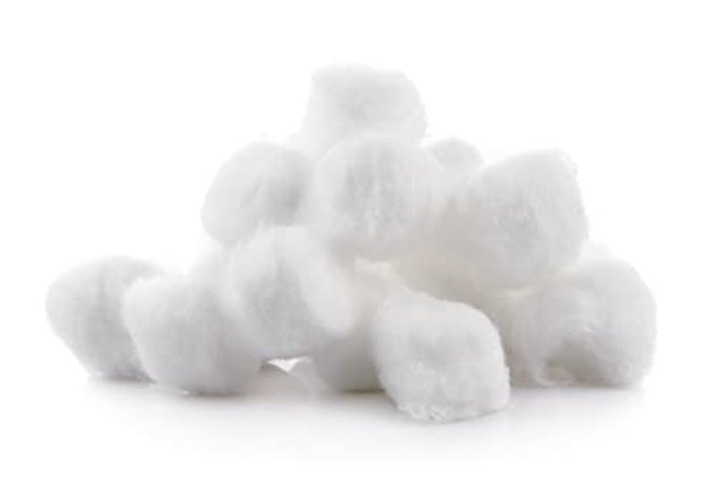 DecorRack 300 ct Small Cotton Balls, 100% Pure Natural Cotton, for Make-Up, Nail Polish Removal, Pet Care, Soft and Absorbent (Pack of 300)