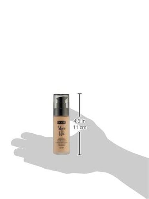 PUPA Milano Made To Last Extreme Staying Power Total Comfort Foundation - Extreme Hold Fluid Foundation - Long Lasting And Weather Resistant - Medium To High Coverage - Sand Beige - 1.01 Oz