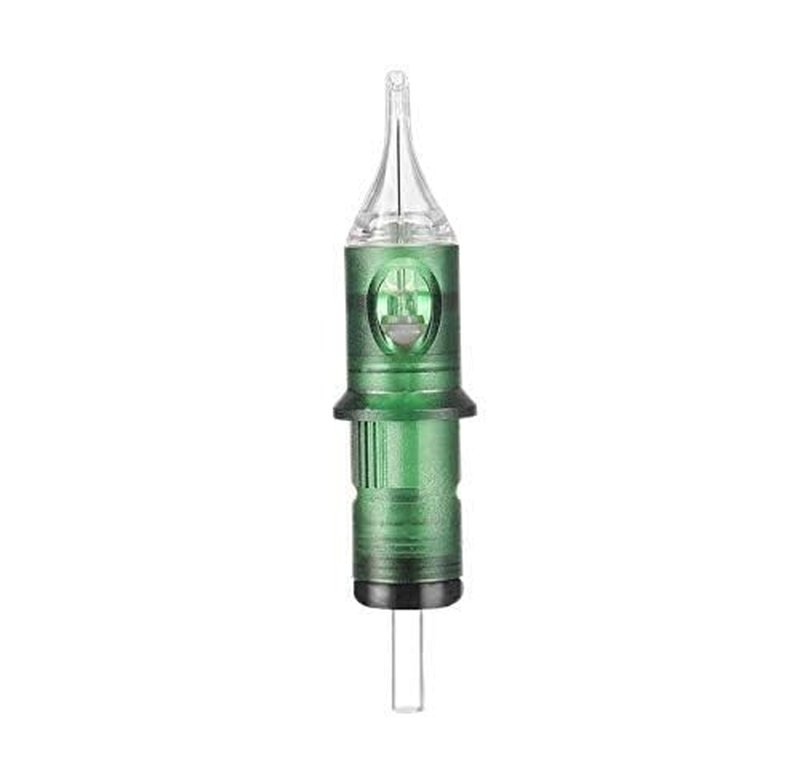 Artistic Tattoo Supply Tattoo Cartridge Needles - 20 Count, 0.35mm Curved Magnum Long Taper, 1219 Bugpin with Safety Membrane, Professional Disposable Tattoo Needles for Rotary Pen Machines