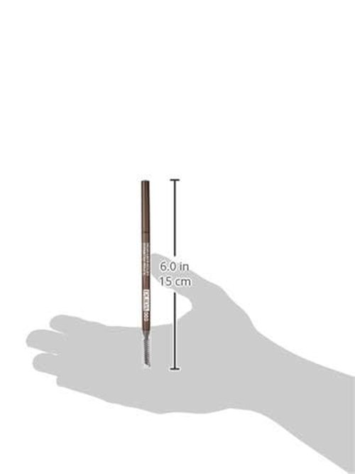 PUPA Milano High Definition Eyebrow Pencil - Easily Shape And Define Flawless Eyebrows - Fill And Volumize For Beautiful Thick Brows - Sculpt Arches With Smooth Precision - 003 Dark Brown - 0.003 Oz