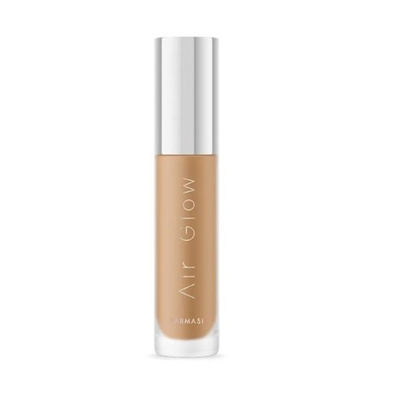 Farmasi Air Glow Foundation, Deeply hydrating and Lightweight Skincare Effects, Sea-Water formula, Natural-looking Skin Hydrated Softer and Smooter, Buildable Hylauronic Coverage 1 Fl Oz / 30 ML - N17