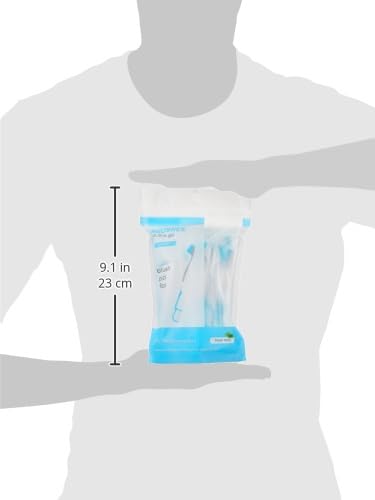 Brushee - The Evolution of Oral Care | 3-in-1 Tool (Pre-Pasted Mini-Brush + Floss + Pick) | Individually Wrapped | Disposable | Prepasted Travel Toothbrushes | Small Adult Toothbrush - (120-Pack)