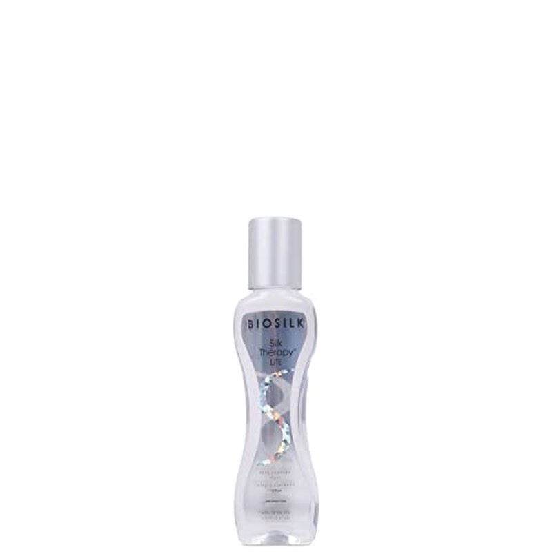 BioSilk Silk Therapy Lite, Leave-In Reconstructing Treatment To Smooth Fine & Thin Hair, Sulfate, Paraben & Cruelty-Free, 2.26 Oz