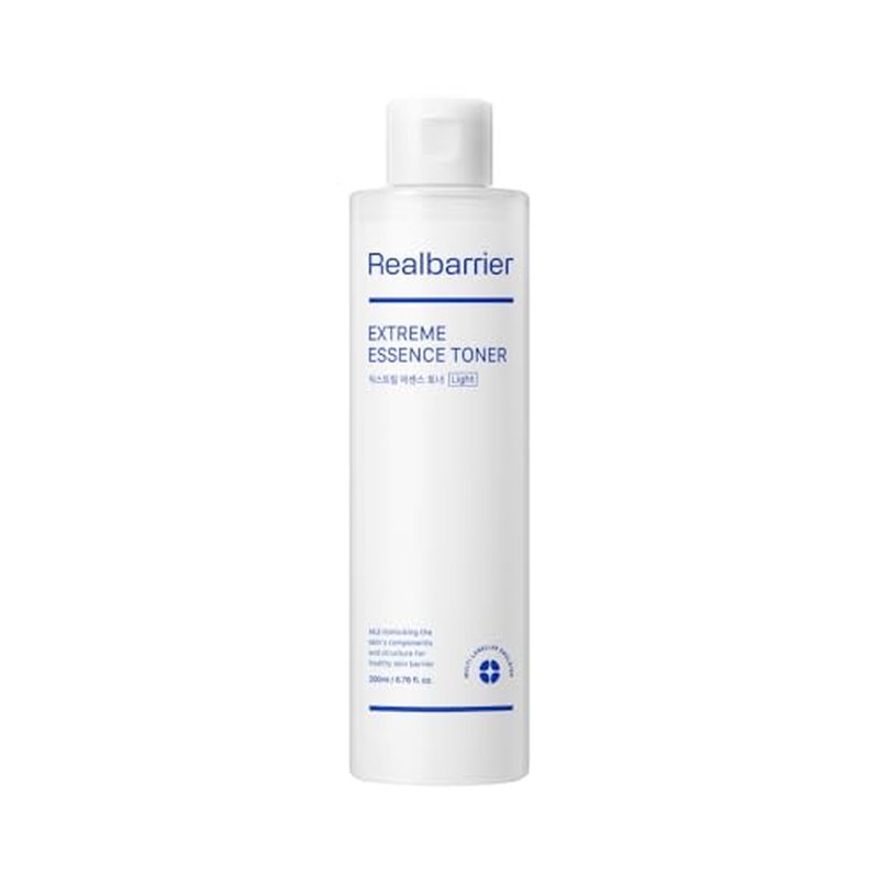Real Barrier Extreme Essence Toner Light 6.76 Fl Oz | Hyaluronic Acid Panthenol Face Moisturizer for Sensitive Dry Skin | Soothing & Hydrating Moisturizing Toner for Face | Korean Skin Care