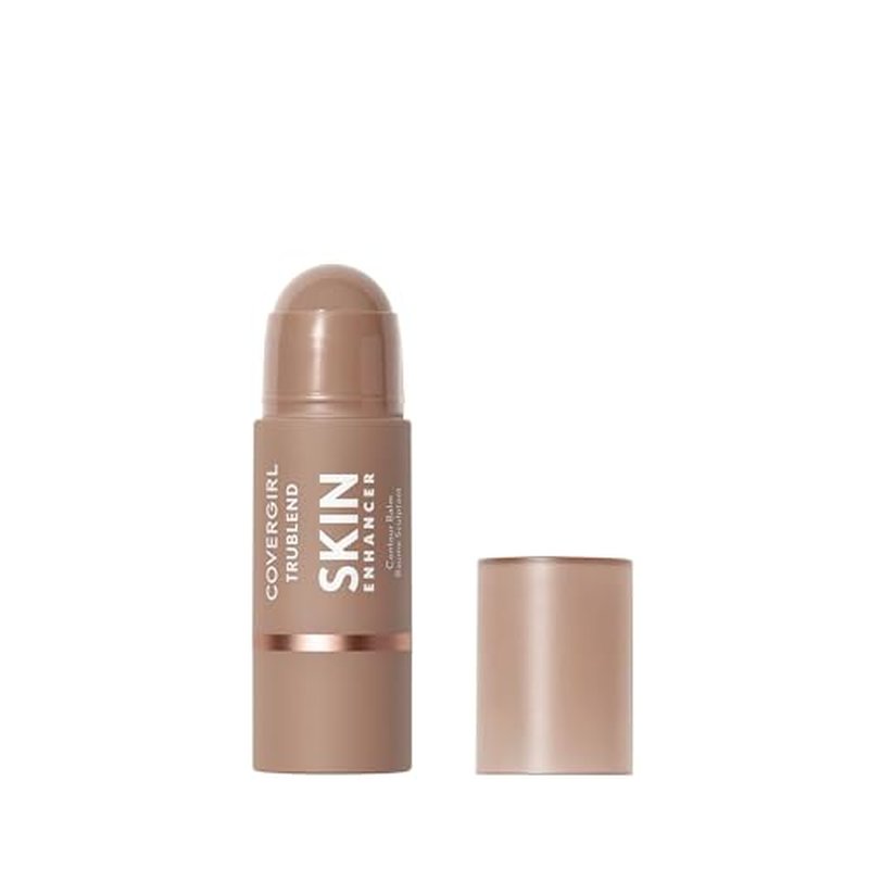 CoverGirl Trublend Skin Enhancer Balm, 110 Defined, Contour Stick, Vegan Formula, Easy to Use, Glides on Effortlessly, Non-Greasy, Doesn't Crease, 0.21oz