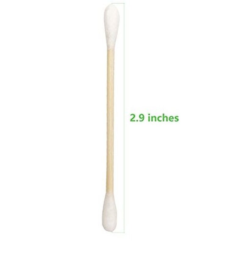 Cotton Swabs with Wooden Sticks/Biodegradable Cotton Bud 1125pcs