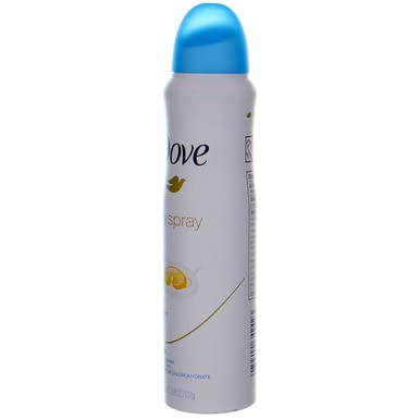 Dove Dry Spray Antiperspirant, Nourished Beauty 3.80 oz (Pack of 3)