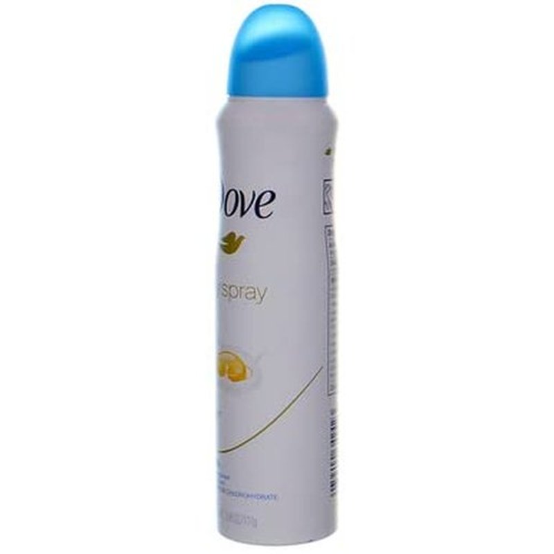 Dove Dry Spray Anti-Perspirant Deodorant, Nourished Beauty, 3.8 oz (6 Pack) (Bundle)