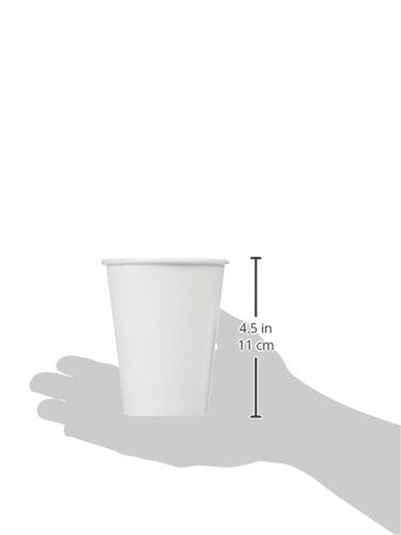 Disposable Paper Cups - 12 Oz Hot & Cold Beverage Cups | White, 1000 Count