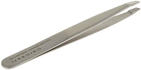 Pro Slant Tweezers - Precision Hair Removal Tool in Durable German Stainless Steel for Eyebrows & Facial Grooming