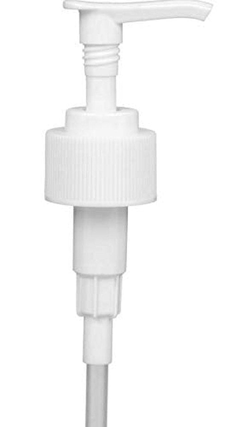 Speak Naturals White Soap and Lotion Pump, Fits Most 32oz Soap Bottles, 28/410 Neck, 2cc Dispensed Per Pump (6 Pack)