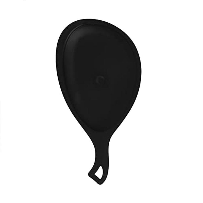 Zadro Large Hand Mirror with Handle Salon Mirrors for Hair Stylist, Big Handheld Mirror Makeup Mirror Wall Mounted Hang (1, Purple Garnet, Medium: 15" x 8")